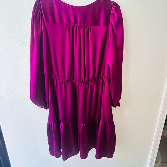 Lilly Pulitzer Fuchsia V-Neck Dress - Picture 3 of 5